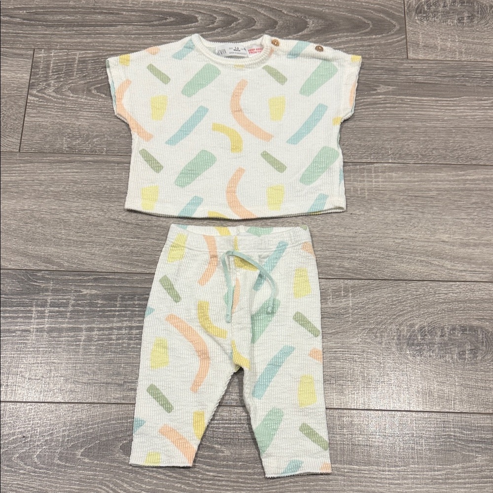 Zara Kids Set - Pastel Pattern